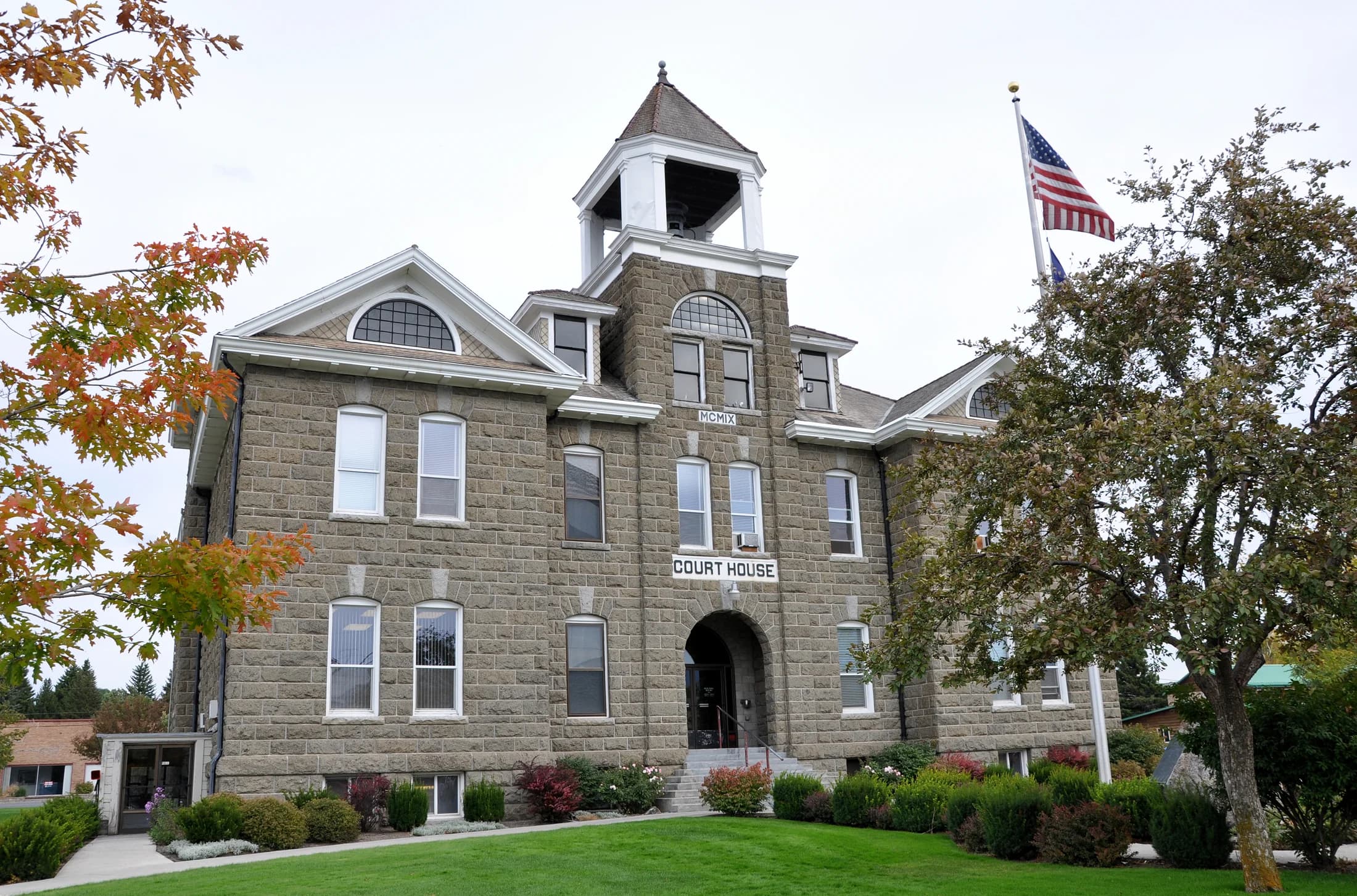 The Wallowa County Courthouse in Enterprise, photographed in September 2010.
