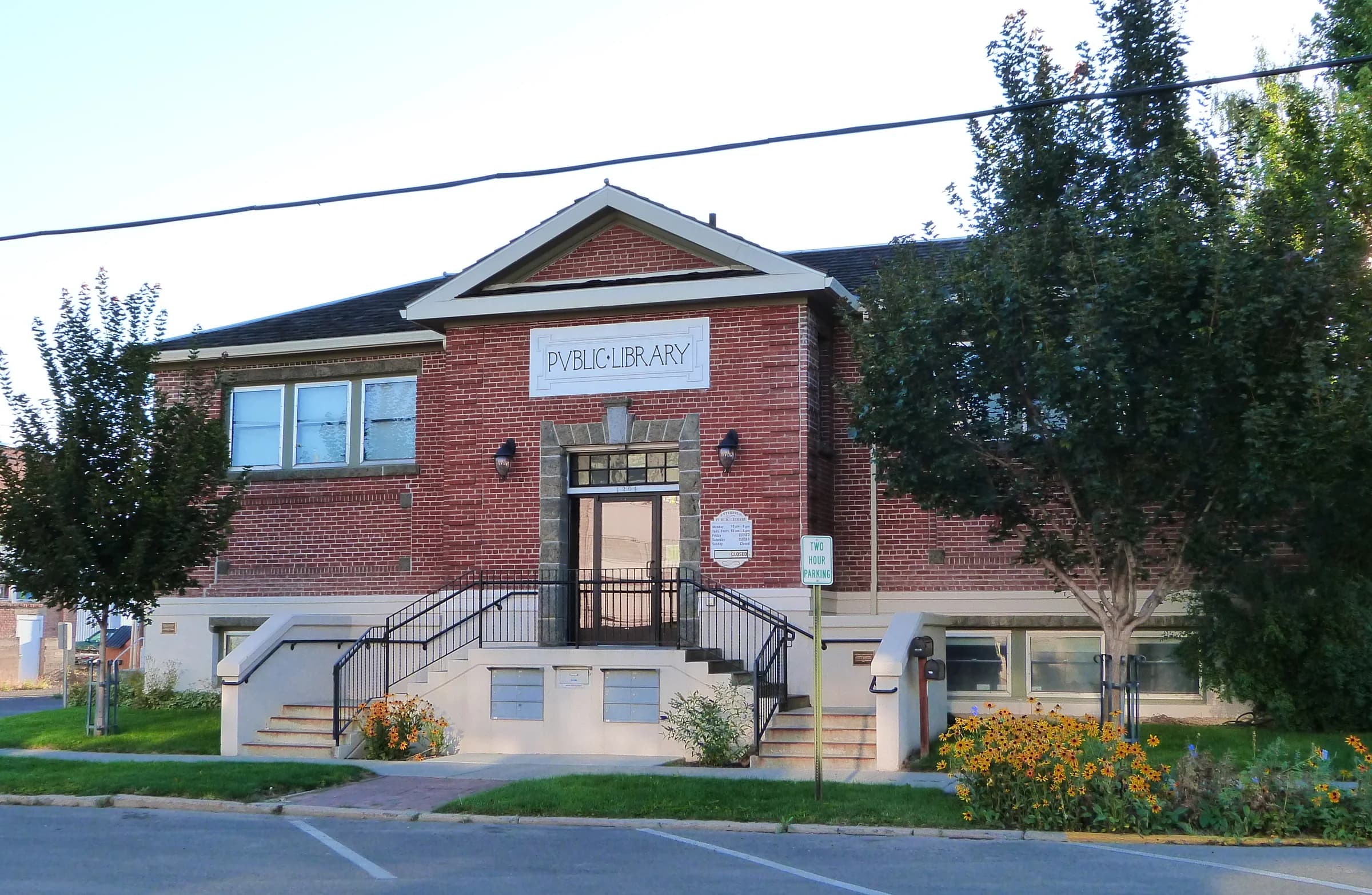 The Enterprise Public Library building.
