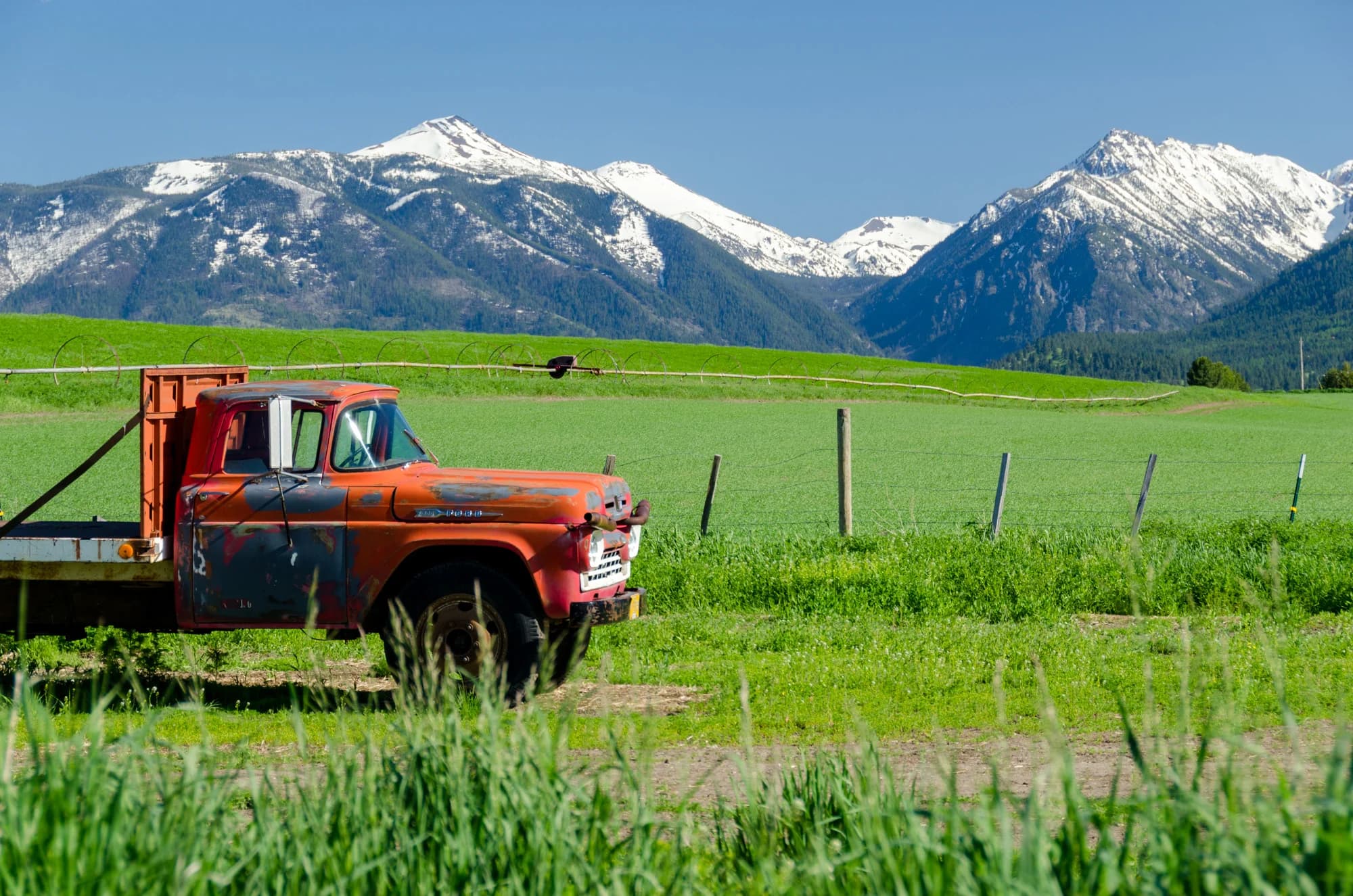 Working land near Enterprise. Landscape context; this photograph is not identified as 6 Ranch or Carman Ranch.